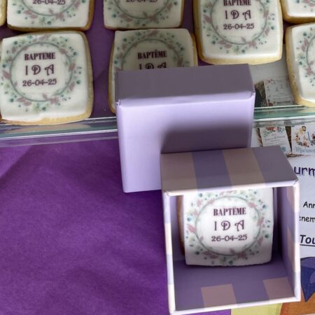 Mini biscuit baptême